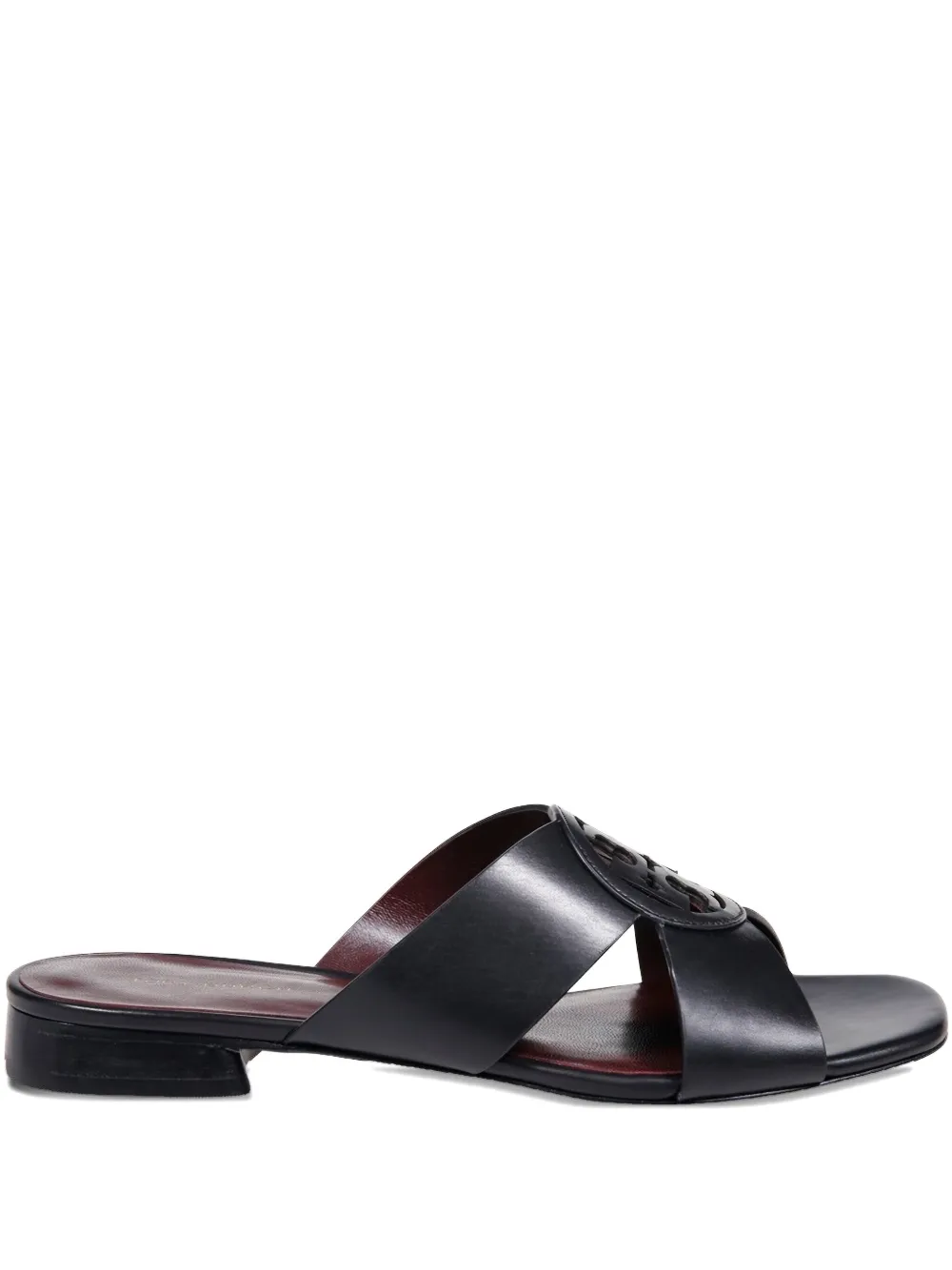 Tory Burch Miller Cross-strap Sandals In Black