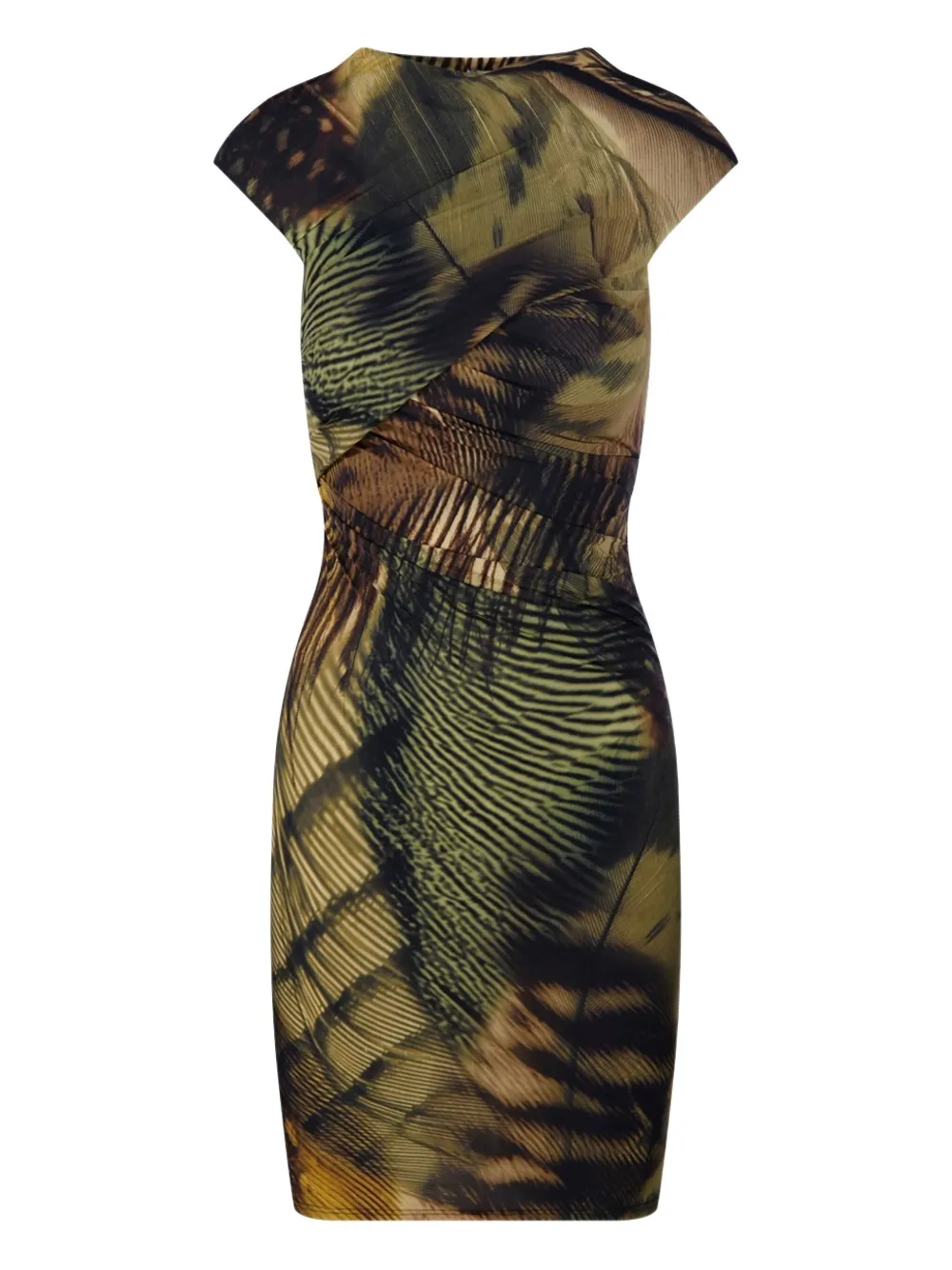 Amazuìn Birgit Kleid mit Print | Grün | Image 1