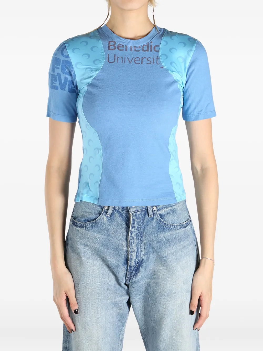 Marine Serre crescent moon-motif t-shirt | T-Shirts & Jersey Shirts | Image 2