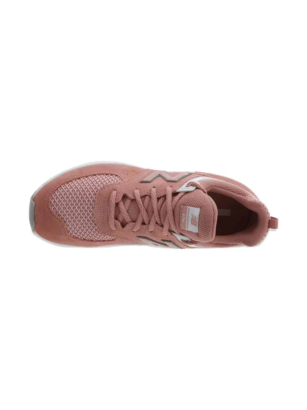 New Balance Kids 574 suede mesh trainers Pink