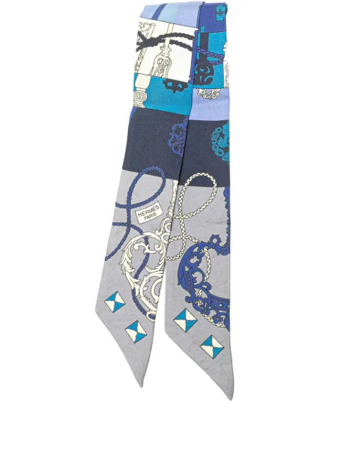 Hermès Pre-Owned 2000-2015 Tours de Cles Twilly Silk Scarf scarves