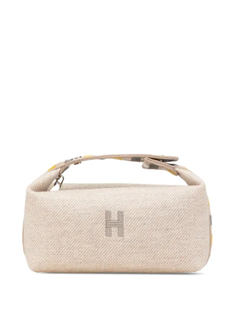 Hermès Pre-Owned cosmetiquera Bride A Brac Au Carre Case pequeá de lana 2020-2024