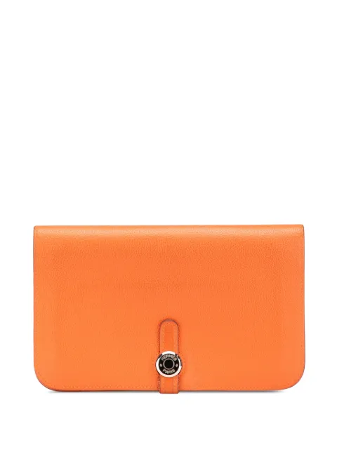 Hermès Pre-Owned 2014 Togo Dogon Duo Wallet GM long wallets