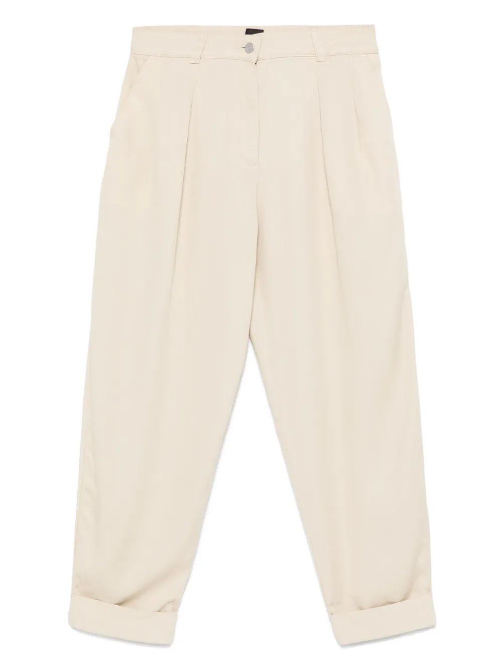 BOSS Twill broek Beige