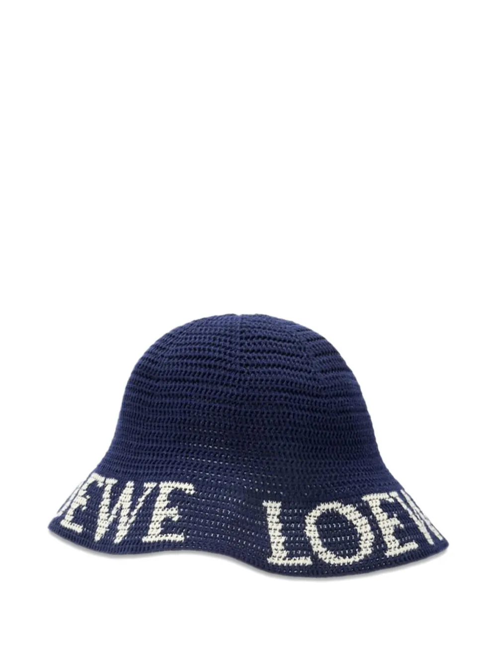 LOEWE Vissershoed met logo - Blauw