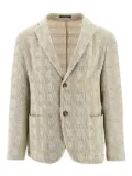 Emporio Armani checked blazer - Neutrals
