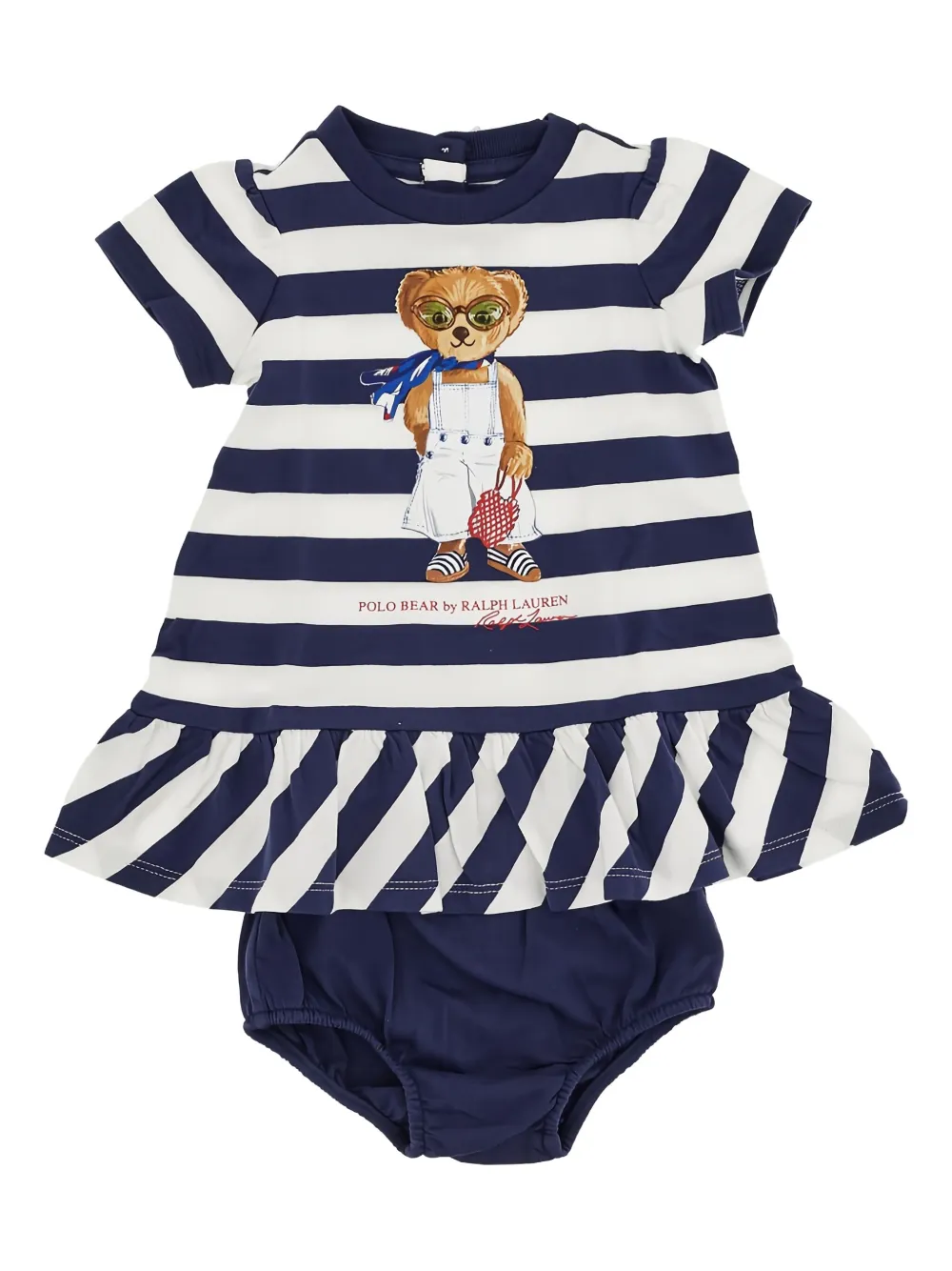 POLO RALPH LAUREN KIDS Katoenen babypakje Blauw