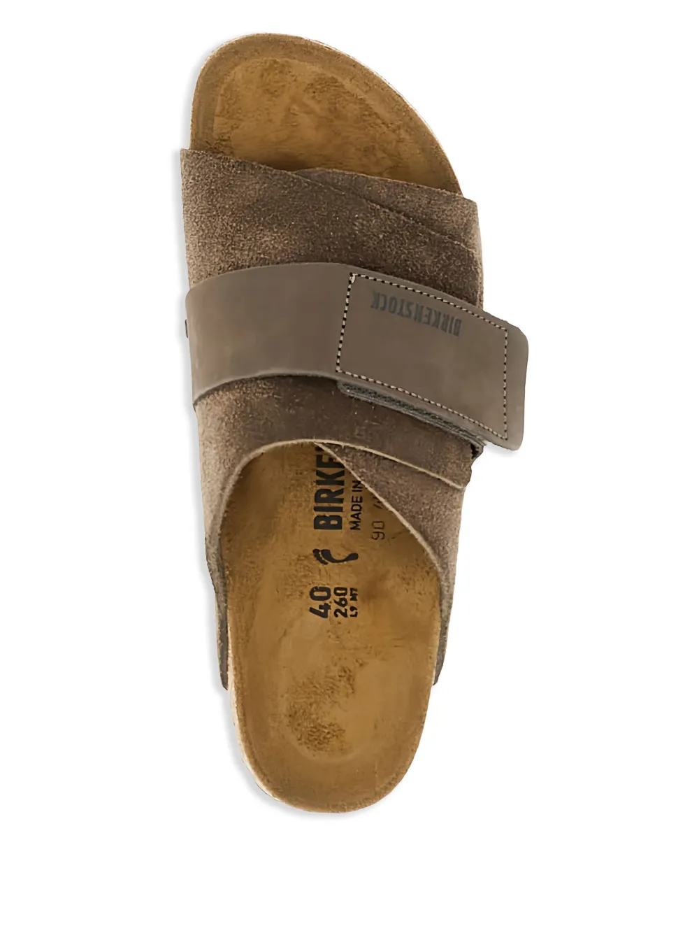 Birkenstock Kyoto suede slides Grey