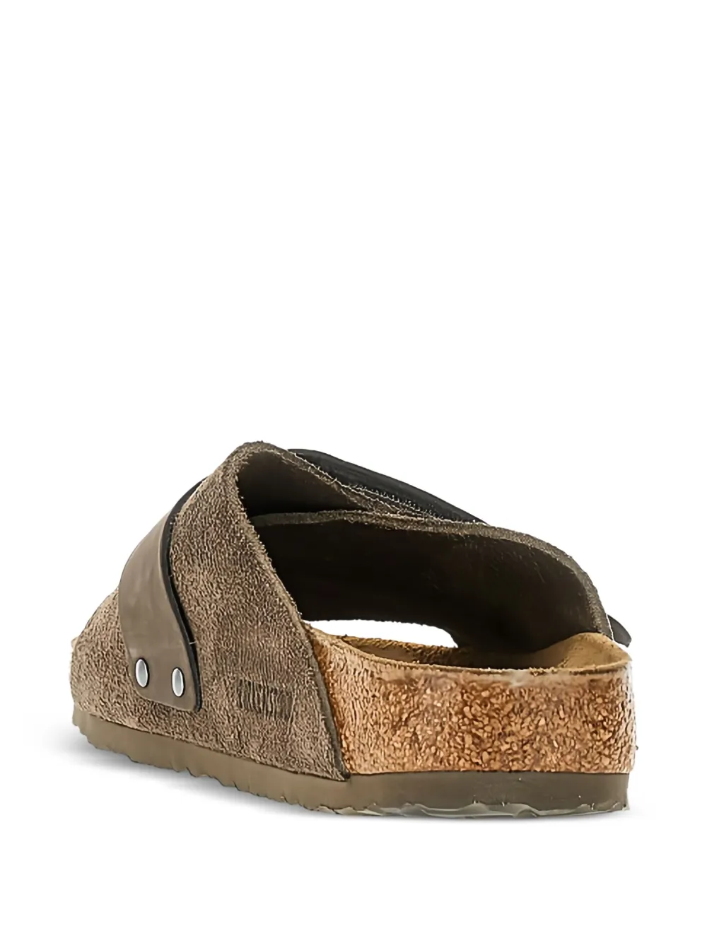 Birkenstock Kyoto suede slides Grey