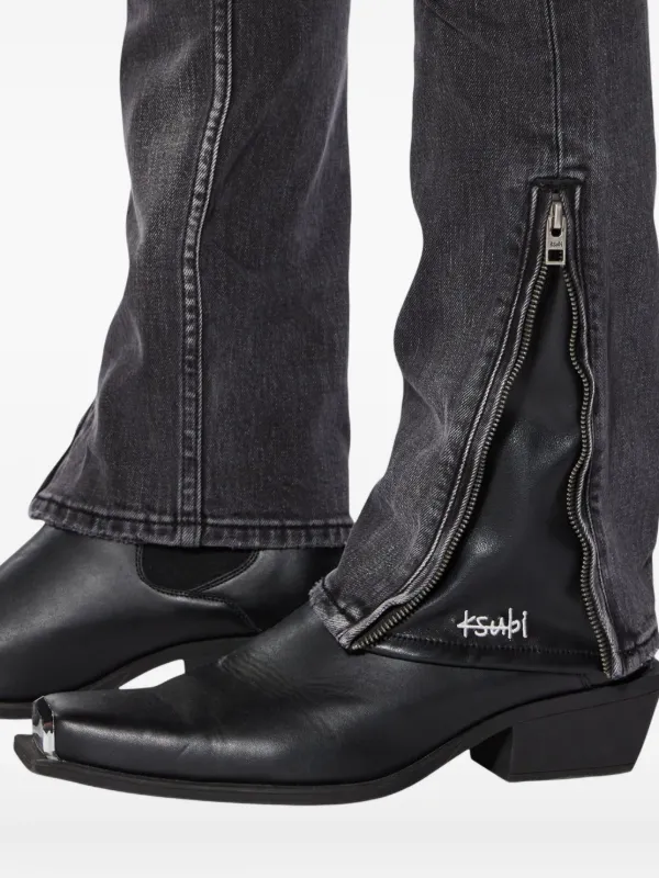 Ksubi Van Winkle Torqued Chamber Jeans | Black | FARFETCH