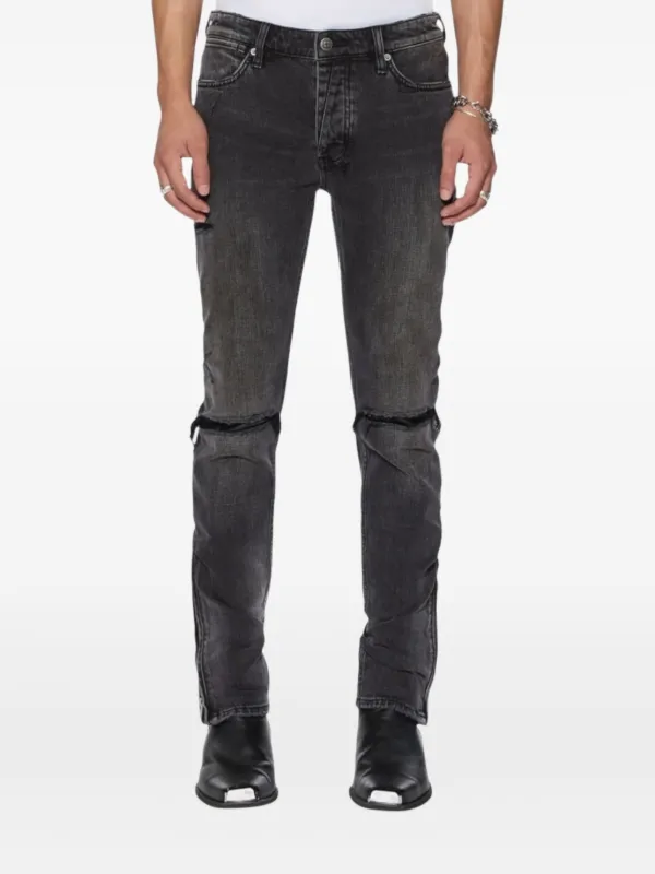 Ksubi Van Winkle Torqued Chamber Jeans | Black | FARFETCH UK