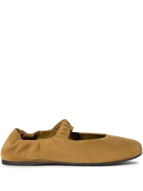 Miu Miu Ballerinas mit Raffung