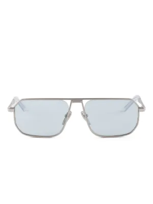 Henrik Vibskov oversized-frame Tinted Sunglasses | Silver | FARFETCH