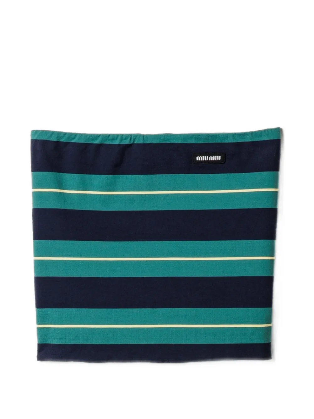 Miu Miu Top a righe - Verde