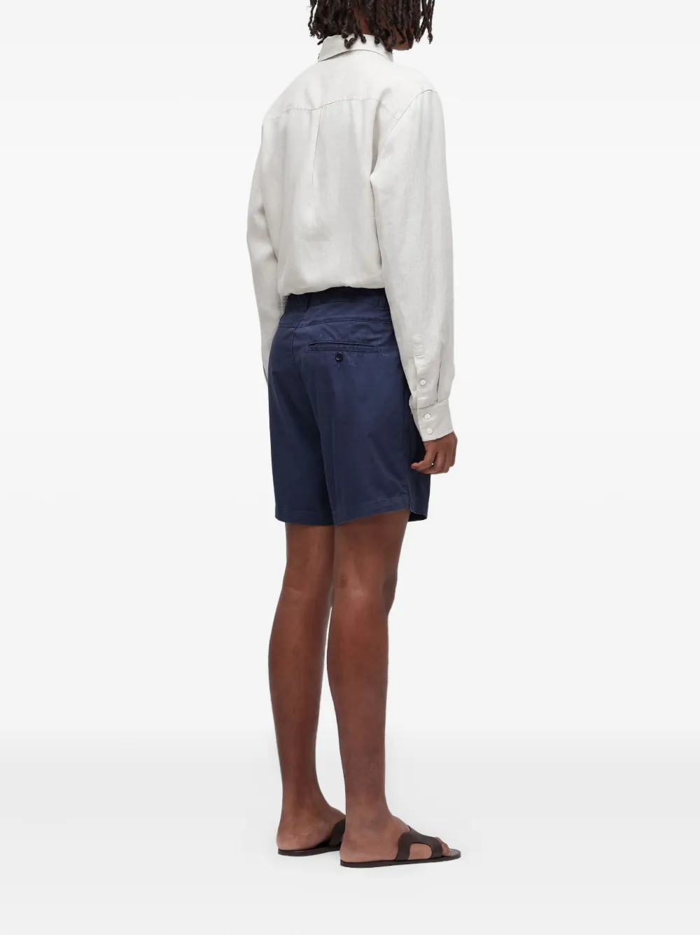 Osklen Katoenen shorts met zijzakken Blauw