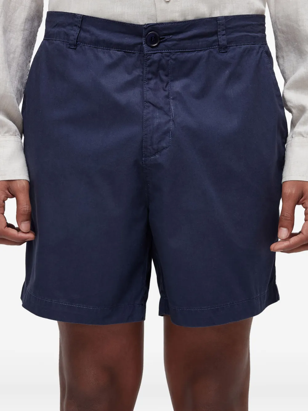 Osklen Katoenen shorts met zijzakken Blauw