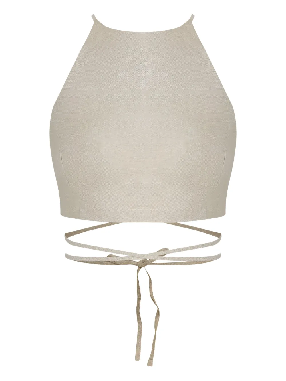 Osklen Cropped tanktop Beige