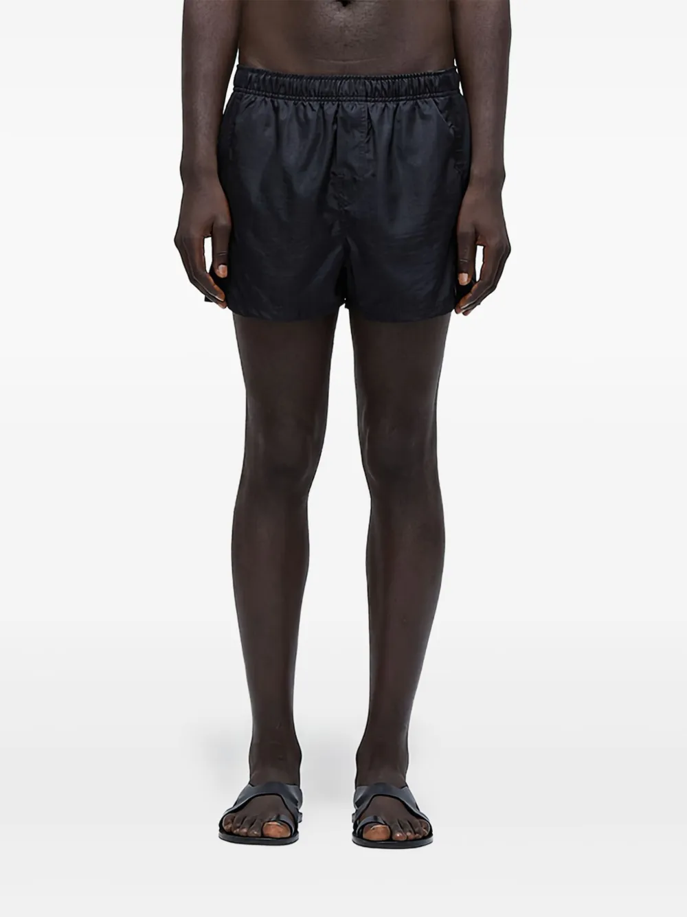 Osklen elasticated-waist swim shorts | Black | Image 1