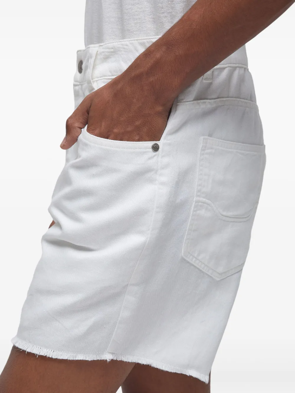 Osklen Denim shorts Wit