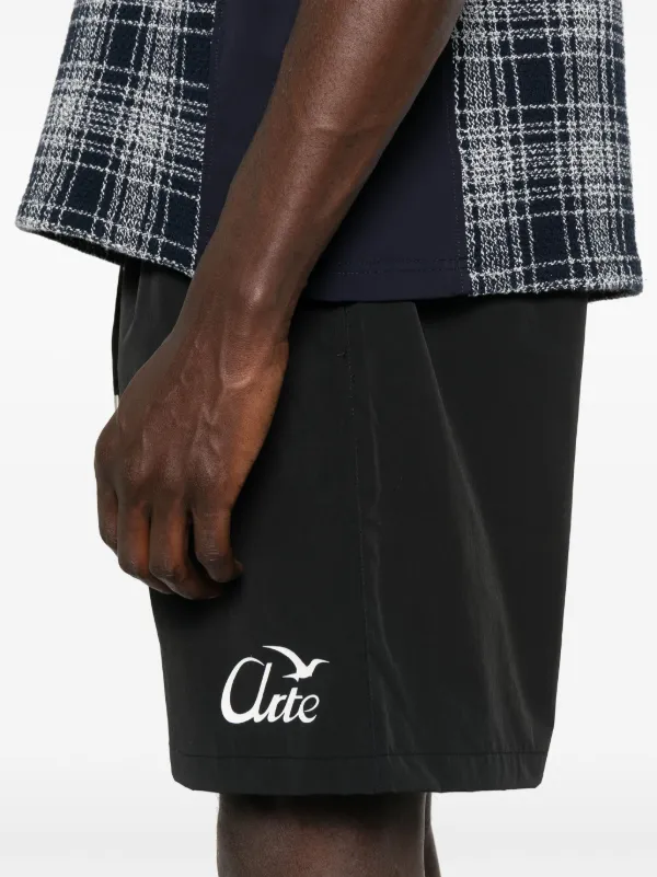 Arte Antwerp バードロゴ ショートパンツ | ブラック | FARFETCH JP