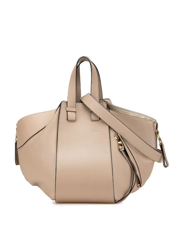 Loewe Pre-Owned 2021 スモール レザー ハンモック サッチェル Loewe Pre-Owned 2021 スモール レザー ハンモック サッチェル