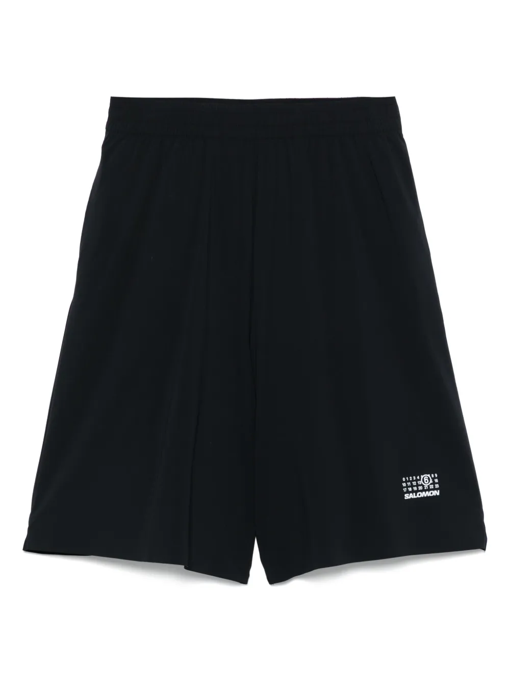 logo-print shorts