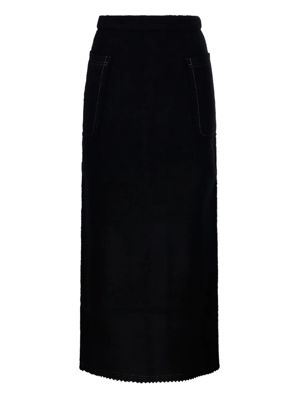 Max Mara ニット マキシスカート - ブラック Max Mara ニット マキシスカート - ブラック