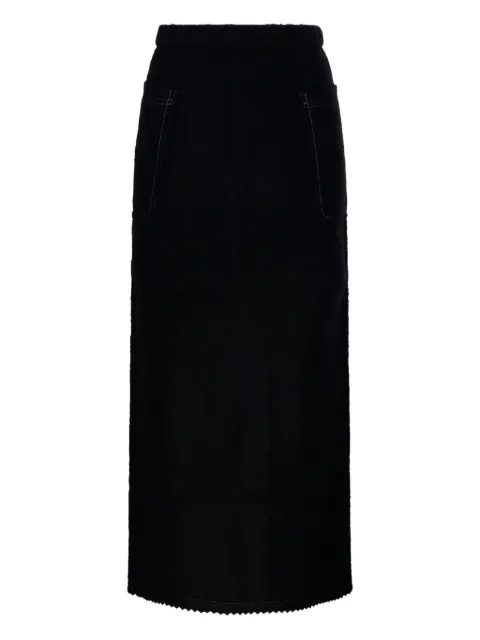 Max Mara knitted maxi skirt