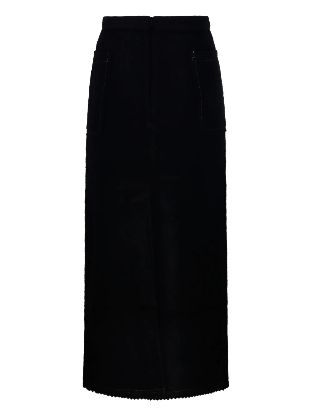 Max Mara Gebreide maxi-rok - Zwart