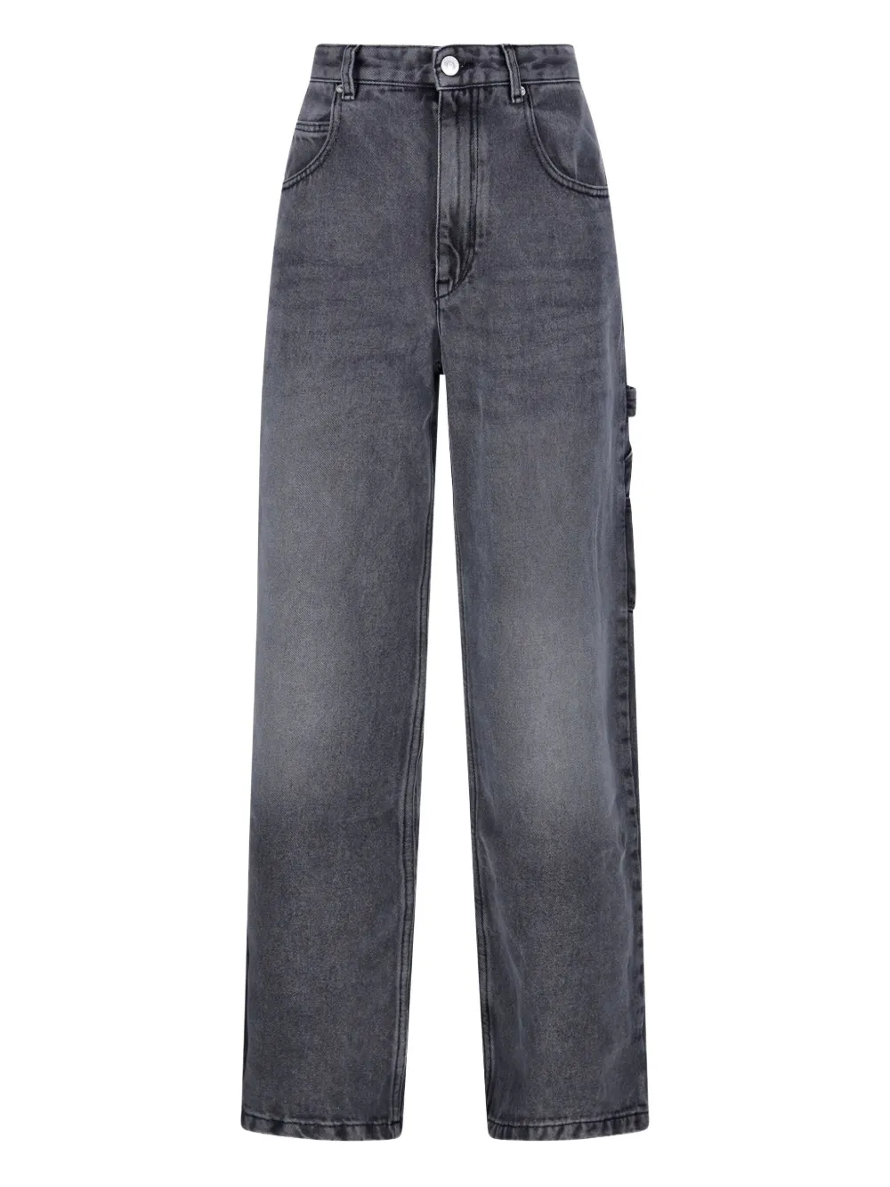 MARANT ÉTOILE high-rise cargo jeans