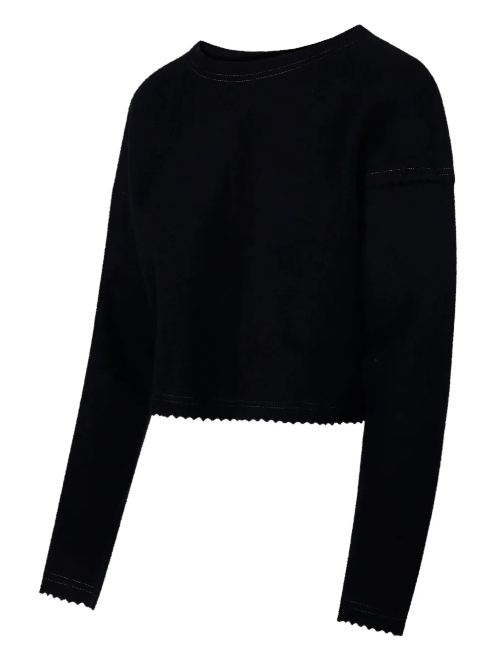MAX MARA SCALLOPED-EDGE CROP TOP