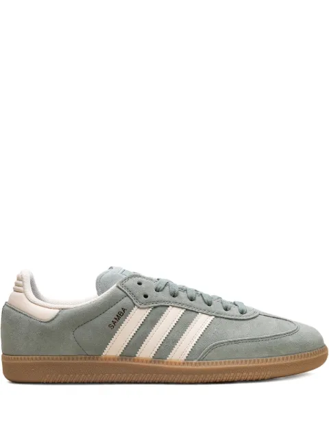 adidas Samba "Silver Green/Wonder White" sneakers