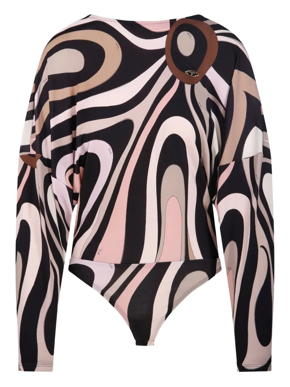 PUCCI Body met Marmo-print Zwart