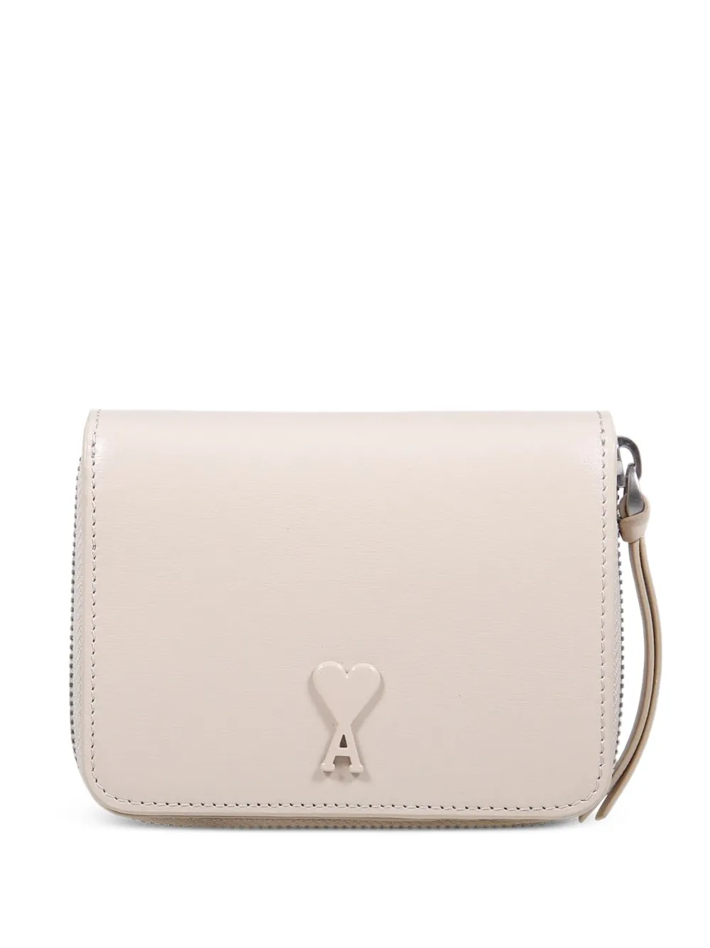 AMI Paris Ami de Coeur portemonnee Beige
