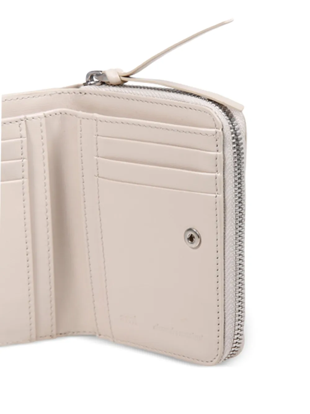 AMI Paris Ami de Coeur portemonnee Beige