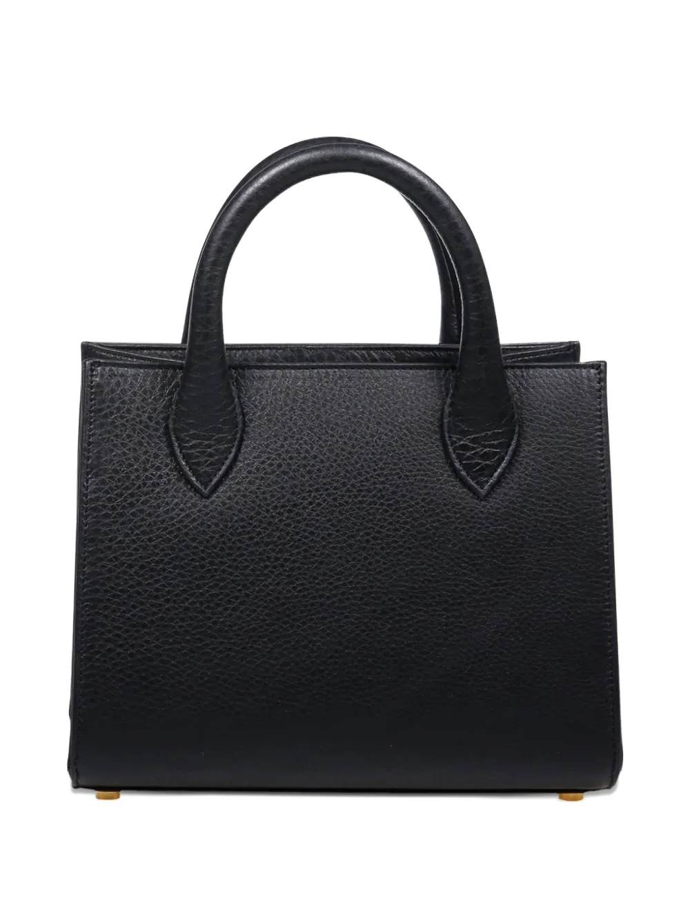Amato daniele leather tote bag - Zwart