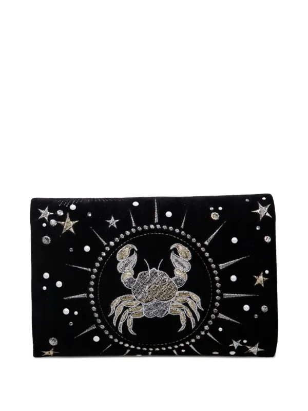 【関税込み】Amato Daniele Pouches Amato Daniele Cancer Clutch Bag | Black | FARFETCH