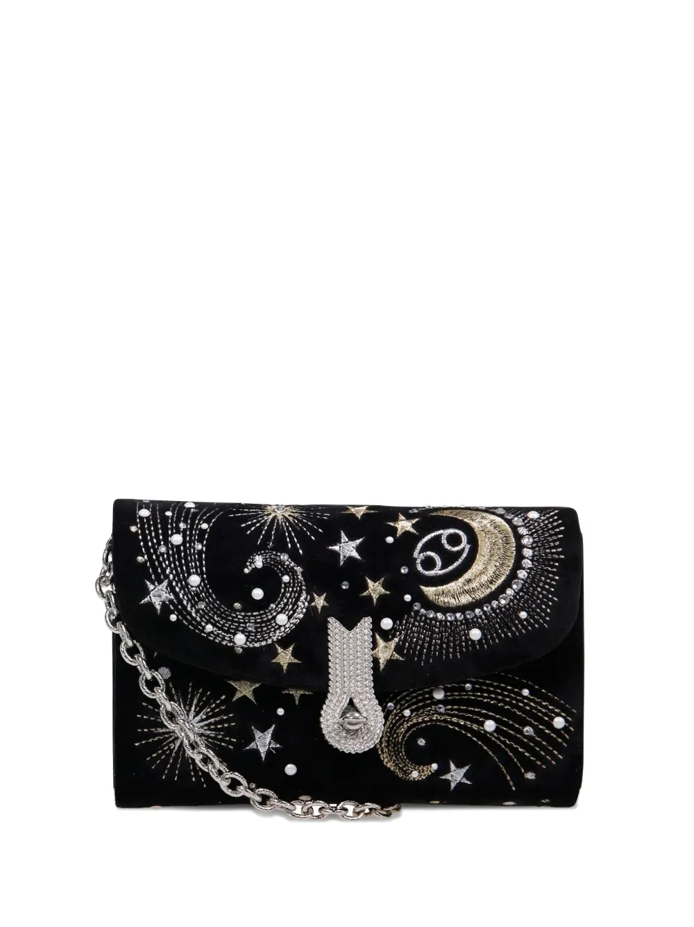 amato daniele Cancer clutch bag – Black
