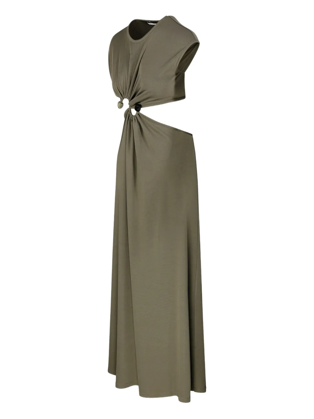 Christopher Esber Maxi-jurk met gedraaid detail Groen