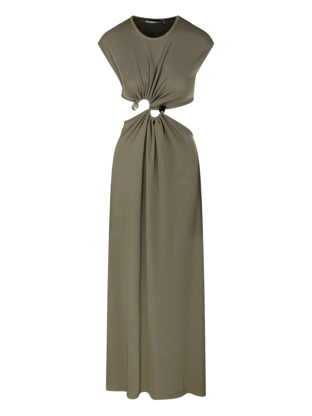 Christopher Esber Maxi-jurk met gedraaid detail Groen