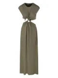 Christopher Esber twist-detail maxi dress - Green