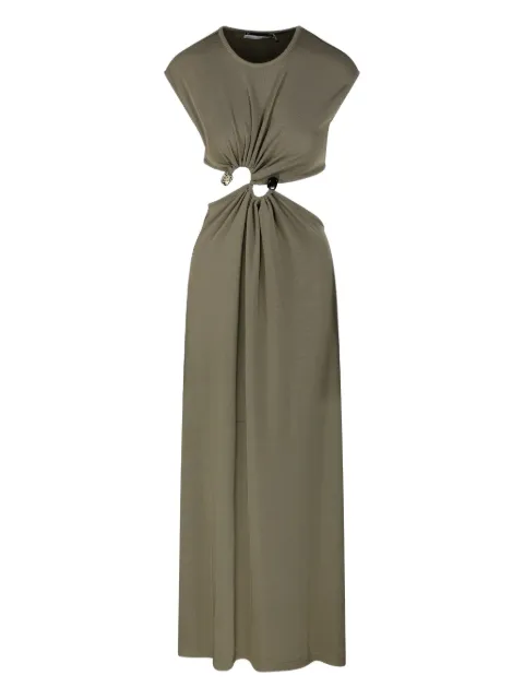 Christopher Esber vestido largo con detalle retorcido
