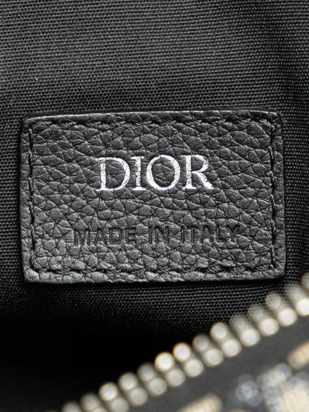 Pre-owned Dior 2020 Oblique Canvas Saddle Crossbody Bag In Blue