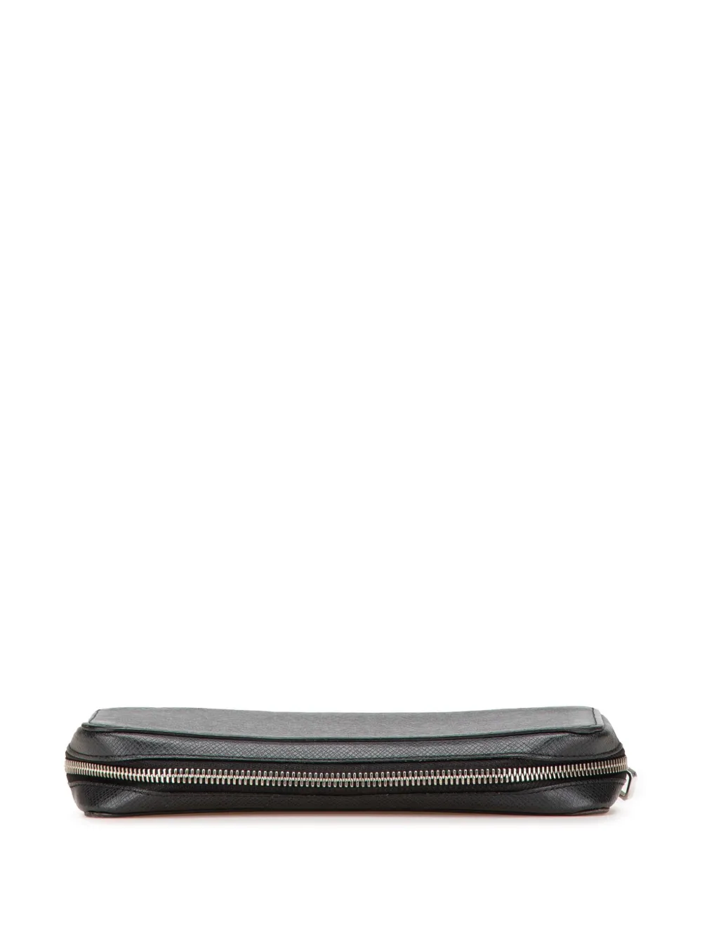 Pre-owned Louis Vuitton 2016 Taiga Zippy Xl Wallet Long Wallets In Black