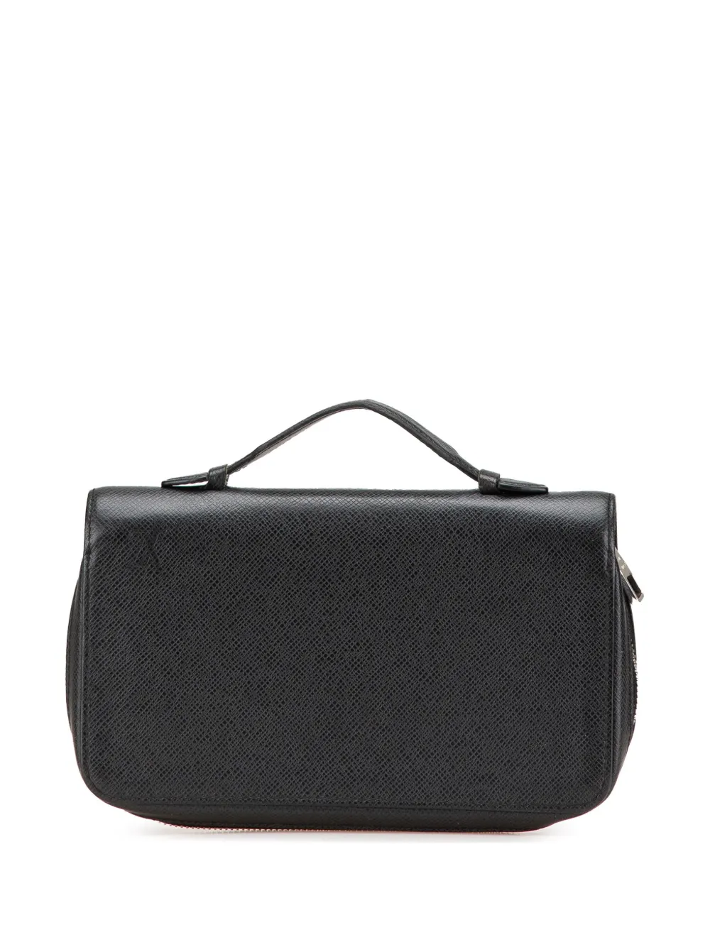 Louis Vuitton Pre-Owned 2016 Taiga Zippy XL Wallet long wallets - ブラック Louis Vuitton Pre-Owned 2016 Taiga Zippy XL Wallet long wallets - ブラック