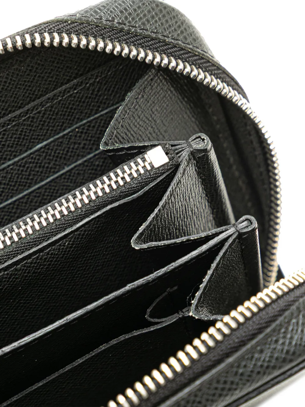 Pre-owned Louis Vuitton 2016 Taiga Zippy Xl Wallet Long Wallets In Black