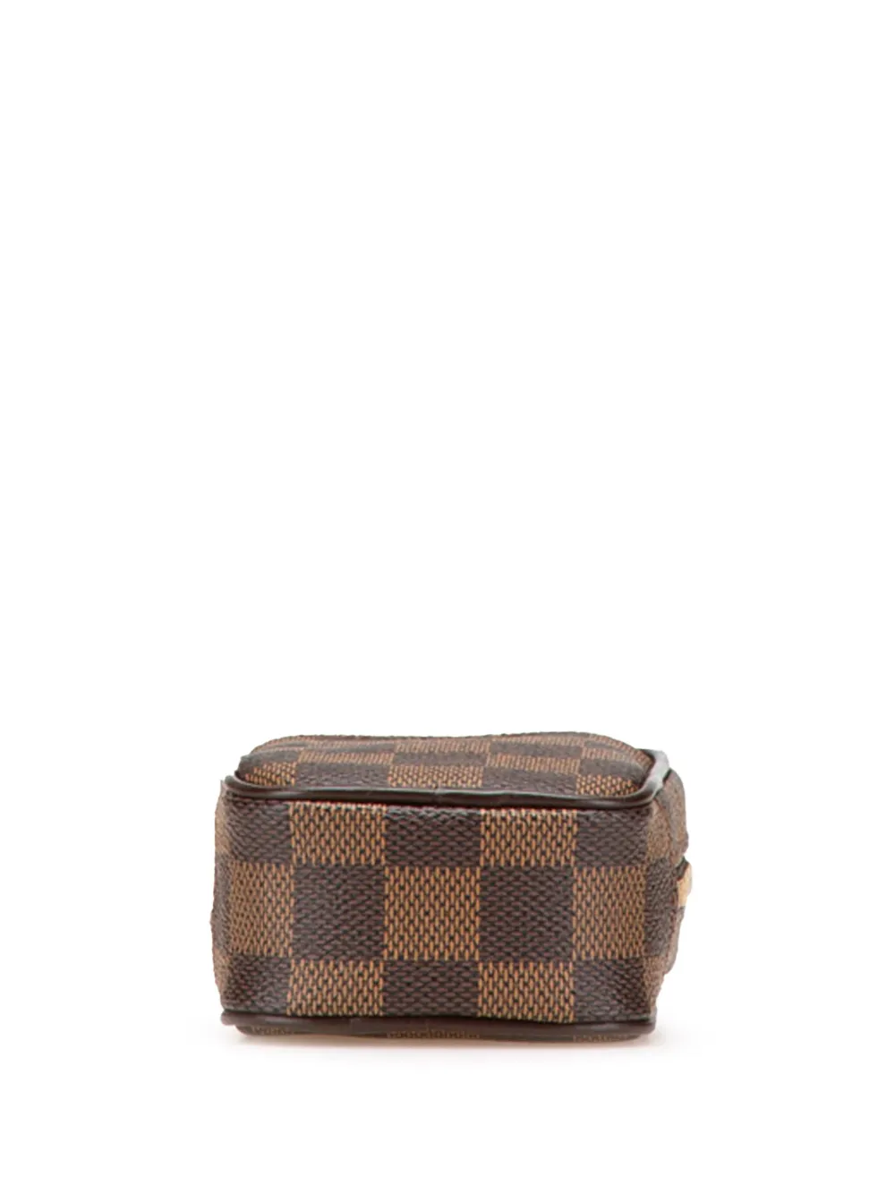 Pre-owned Louis Vuitton 2007 Damier Ebene Etui Okapi Pm Crossbody Bag In Brown