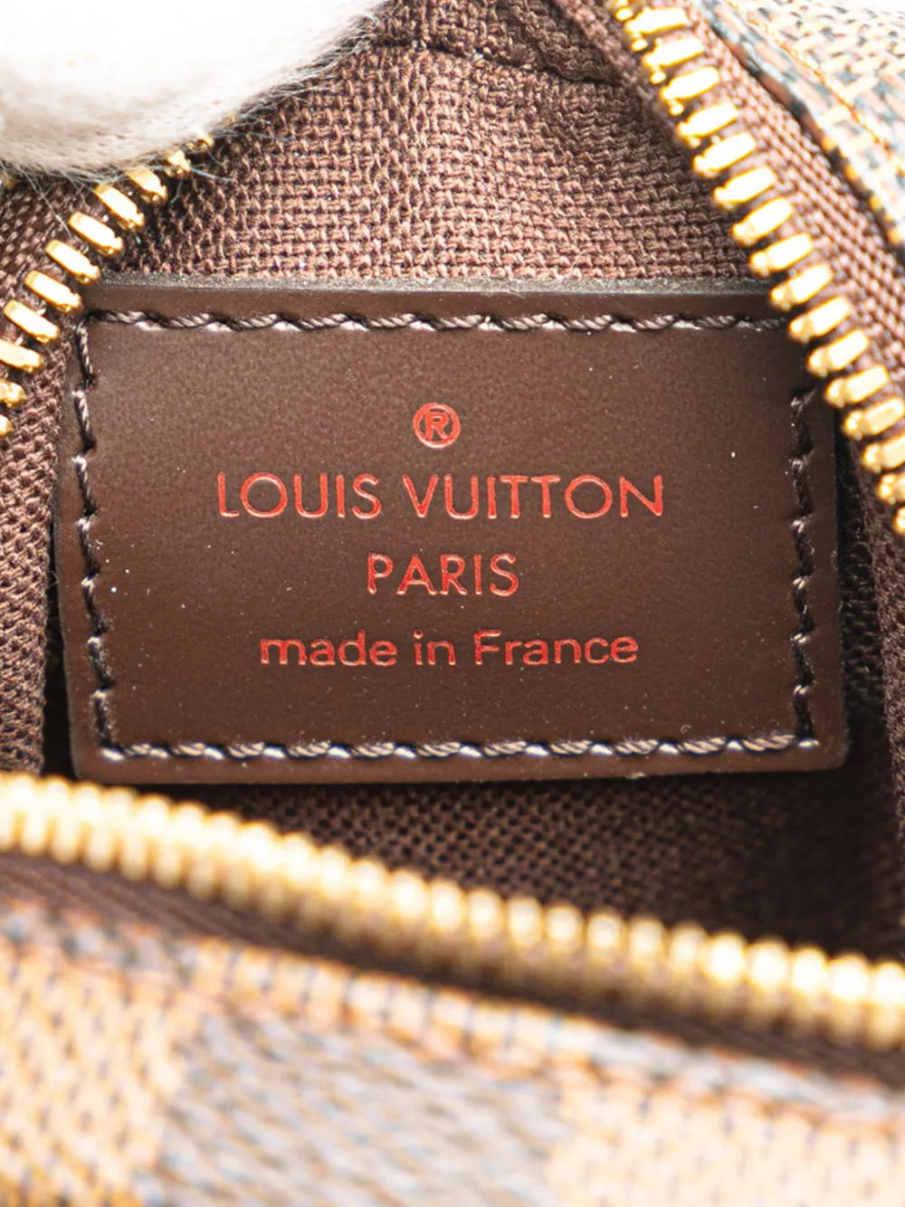 Pre-owned Louis Vuitton 2007 Damier Ebene Etui Okapi Pm Crossbody Bag In Brown