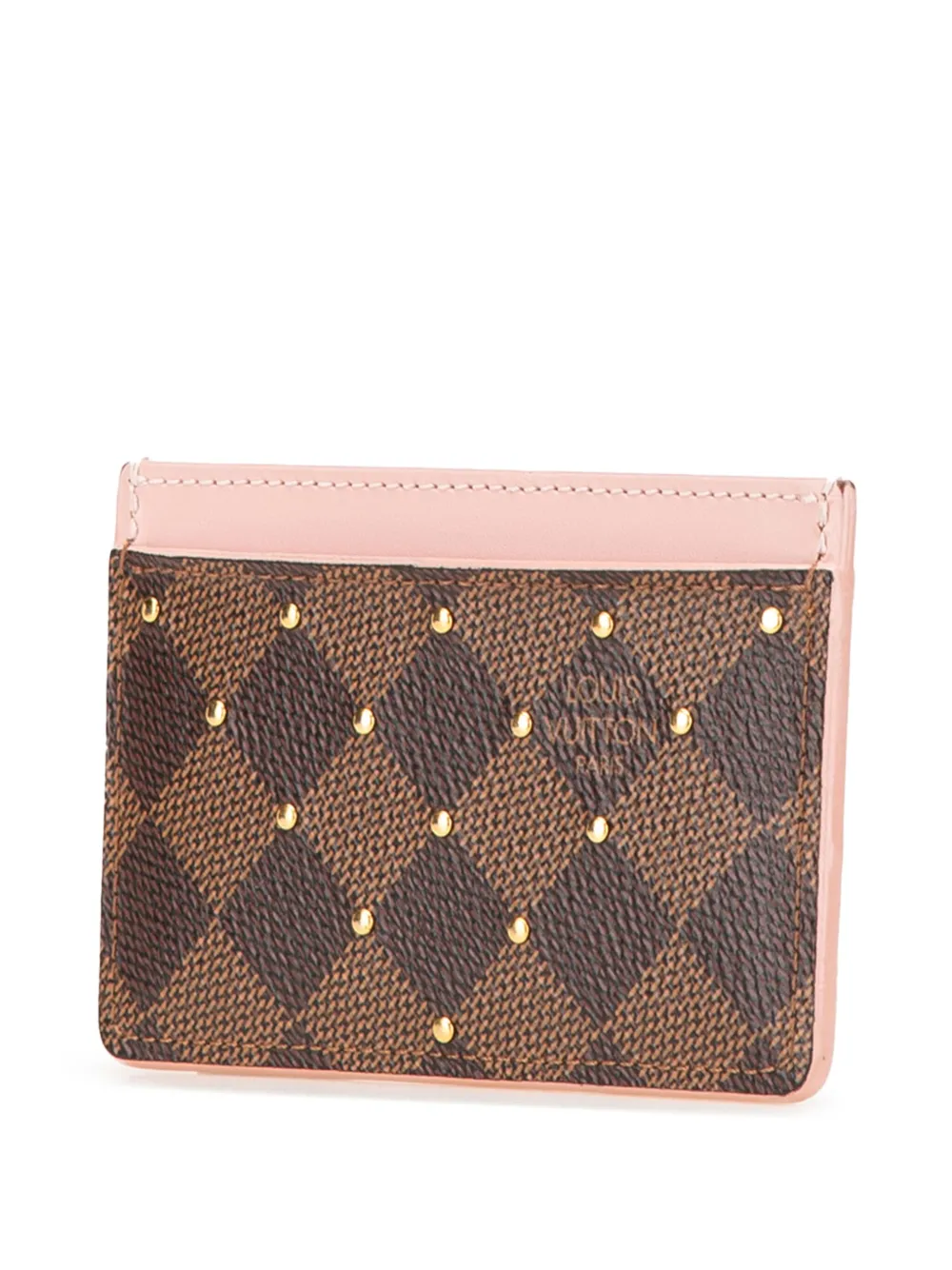 Louis Vuitton Pre-Owned 2019 Damier Ebene Studded card holder | Image 2