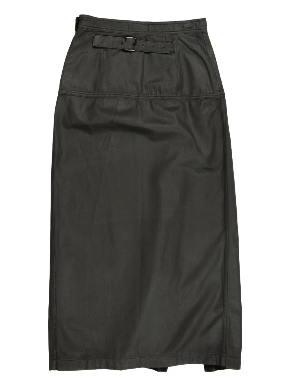 LEMAIRE cotton straight skirt - Zwart